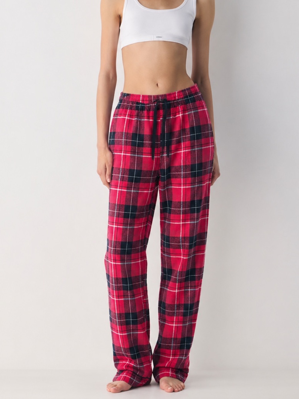 BedHead Red Plaid Pajama Lounge Pants Women’s Medium NWOT Cozy Sleepwear
